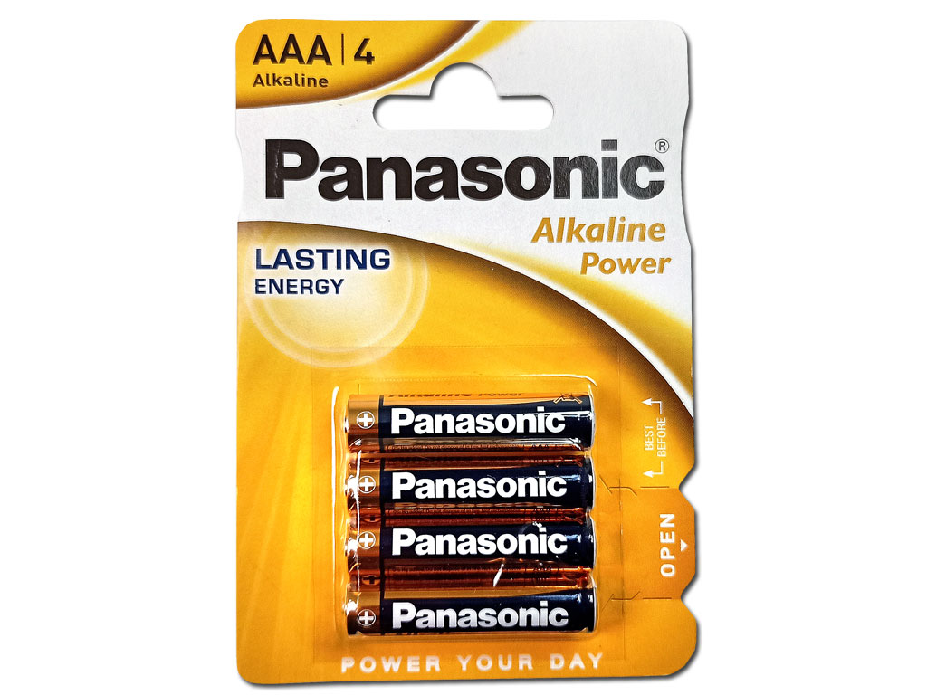 AAA Baterie Panasonic Lasting Power Alkaline LR3EPS/4BP balení 4ks LR03