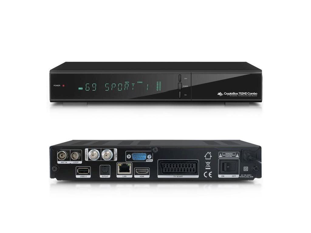 AB CryptoBox 752HD Combo H.265 (DVB-T2/S2)