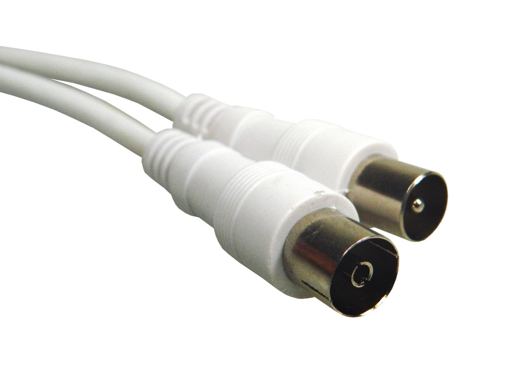 Kabel antenní - účastnická šňůra - 1.5m - bílý CCSGT40000WT15