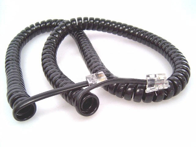 Kabel telefonní RJ10 / RJ10  5m  propojovací