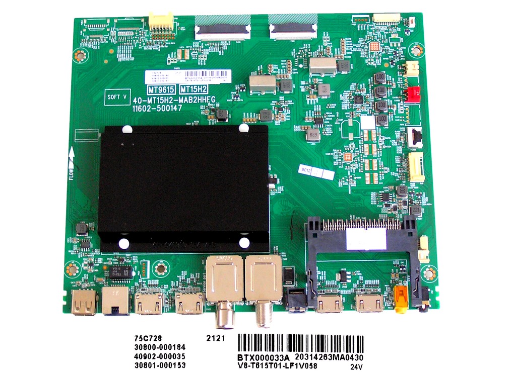 LCD LED modul základní deska TCL 30800-000184 / 30801-000153/ Main board assy 40-MT15H2-MAB2HHFG