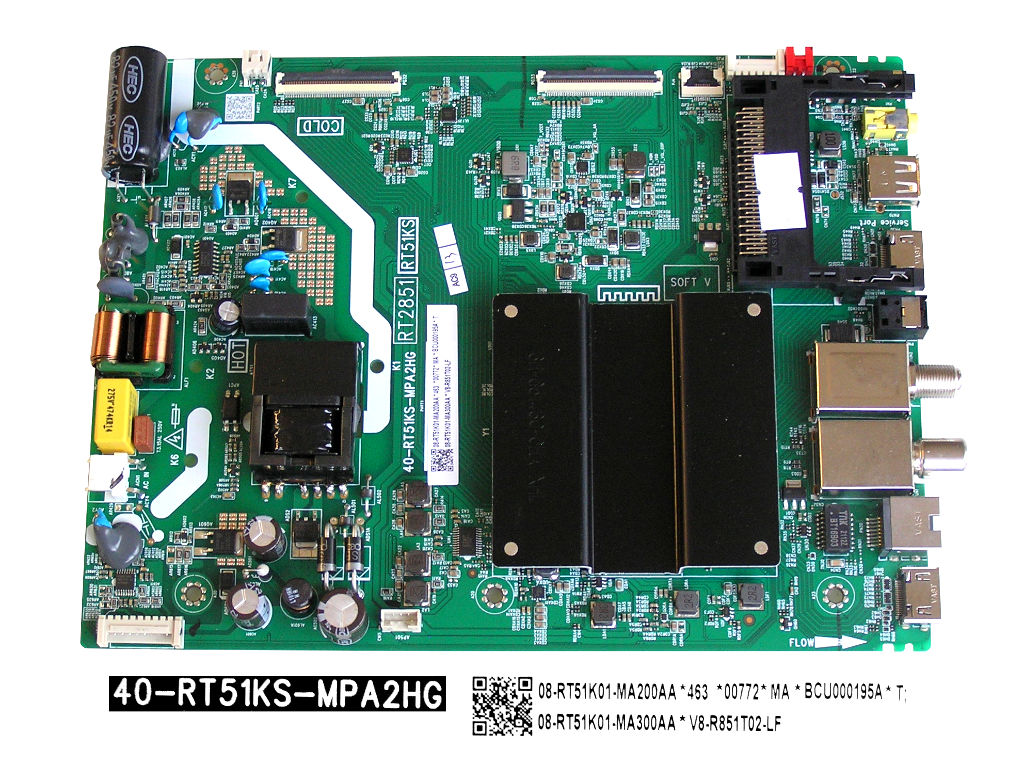LCD LED modul základní deska Thomson 08-RT51K01-MA200AA / Main board assy 40-RT51KS-MPA2HG
