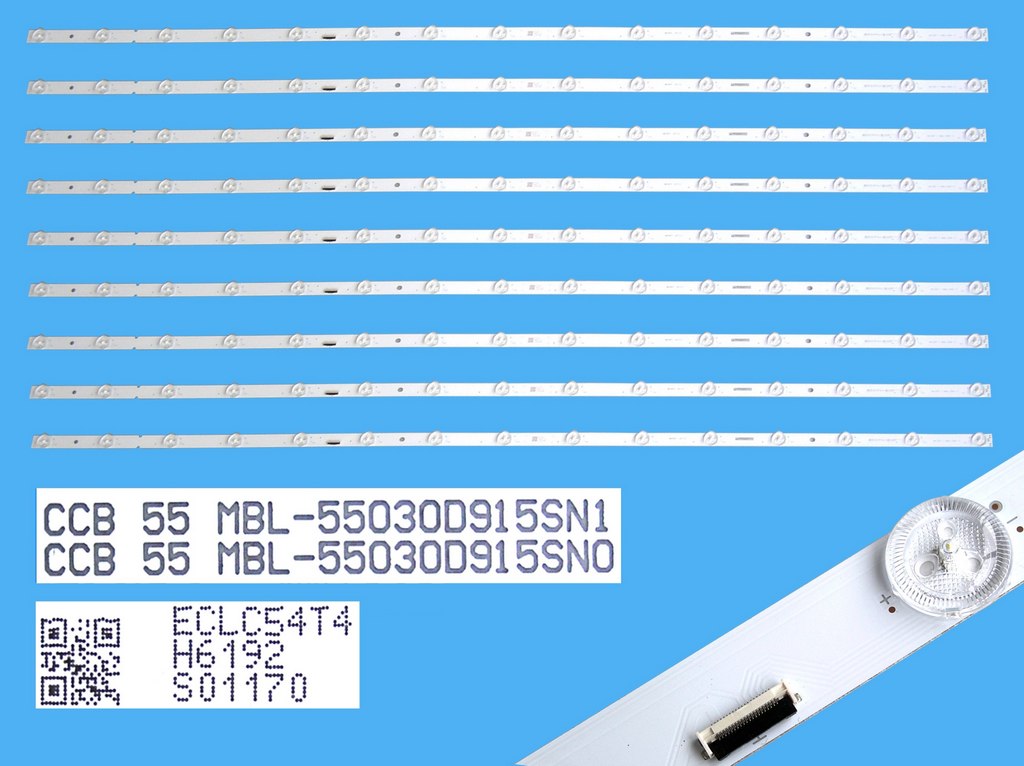 LED podsvit 1080mm sada Sony celkem 9 kusů / DLED Backlight 15 D-LED, Sony 1-984-209-31 / CCB 55 MBL-55030D915SN1 - náhradní výrobce